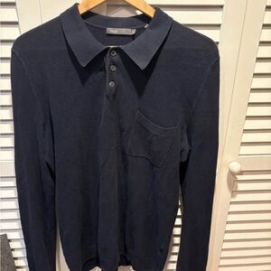 Vince Dark Blue Men's Polo Shirt
